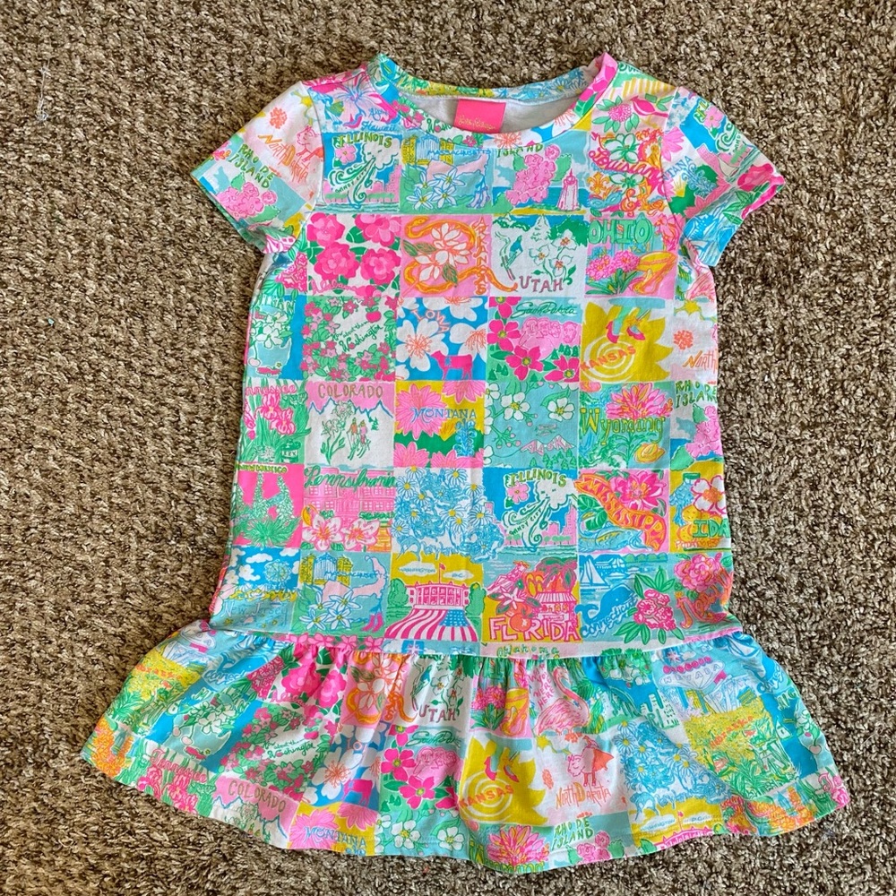 Lilly Pulitzer Girls Brissa Dress sz Large
